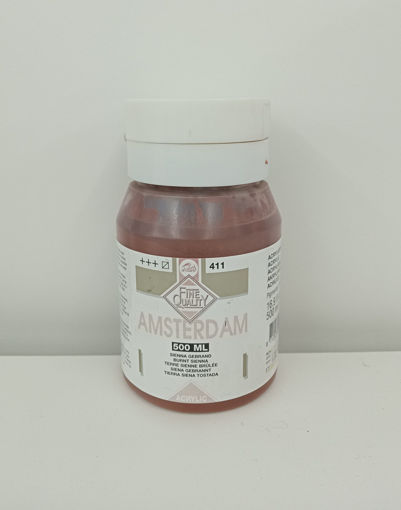 Picture of Acrylic 500ml Burnt Sienna Amsterdam