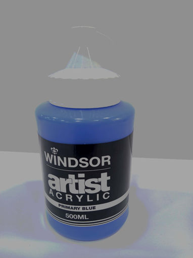 Picture of Acrylic 500ml Primary Blue Windsor