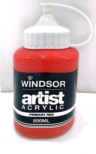 Picture of Acrylic 500ml Primary Red Windsor