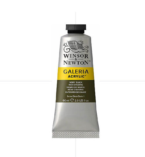 Picture of Acrylic 60ml Ivory Black Winsor&Newton Galeria