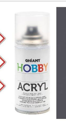Picture of Acrylic Spray 150ml Dark Grey Ghiant Hobby