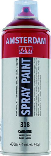 Picture of Acrylic Spray 400ml Carmine Amsterdam