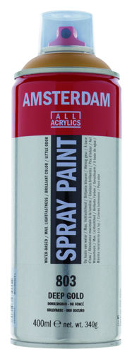 Picture of Acrylic Spray 400ml Deep Gold Amsterdam