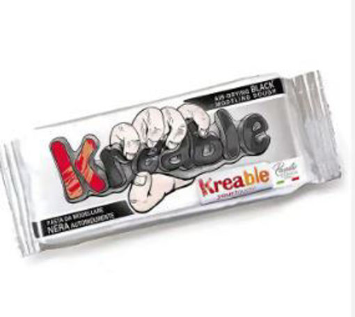 Picture of Air Dry Clay Black 500g Kreable