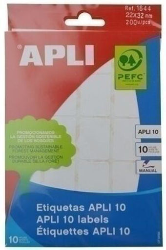 Picture of Office label 22x32mm White 200pcs Apli