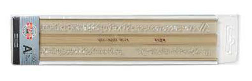 Picture of Architectural Ruler 0.5mm alphabet & Numbers Koh-i