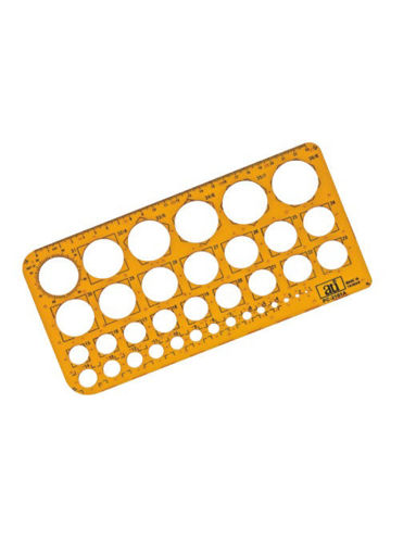 Picture of Architectural Ruler 1-36mm Round Ati