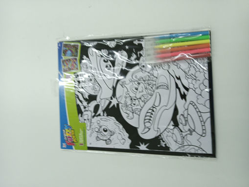 Picture of Article to color 6colors With Felts Pen DIY