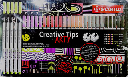 Picture of Assorted Pack 30pcs 6colors (0.2/0.4/0.7)mm & Brus