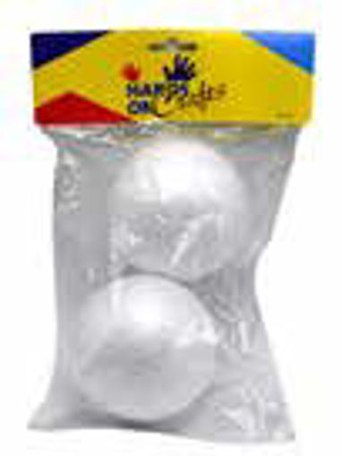 Picture of Ball 8cm 2pcs Styrofoam Hand Craft
