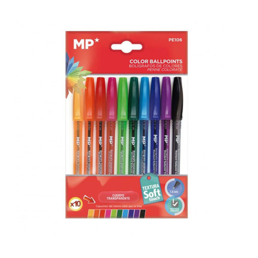 Picture of Ball Pen 10colors 1mm Soft Touch MP