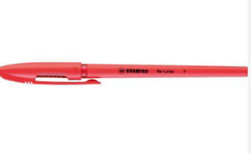 Picture of Ball Pen Fine Red 0.7mm Re-liner Stabilo