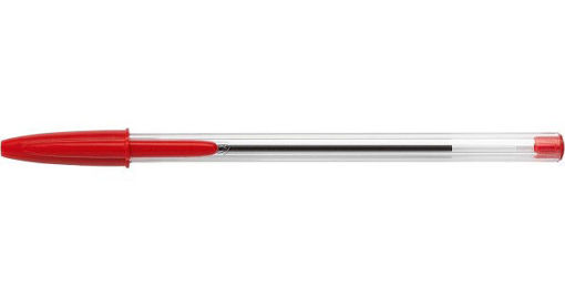 Picture of Ball Pen Medium Red 1mm Bic Cristal