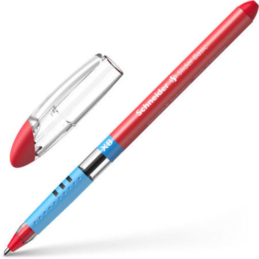 Picture of Ball Pen Red Schneider Slider Basic xb