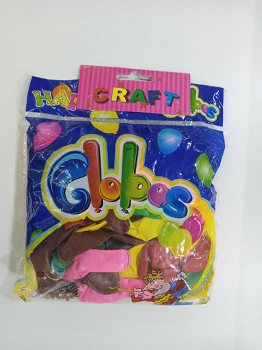 Picture of Balloons 100 Pcs Multi Colors