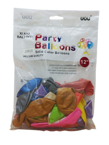 Picture of Balloons 25pcs Multi Colors