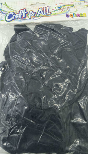Picture of Balloons Black 100pcs Craft for all