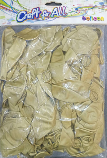 Picture of Balloons Metallic Gold 100pcs Craft for all
