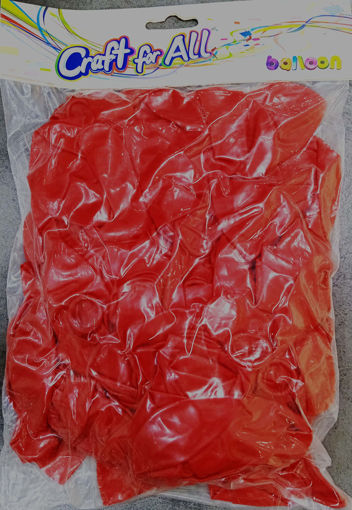 Picture of Balloons Red 100pcs Craft for all