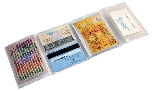 Picture of Vinyl Wallet 8x11cm Transparent Car/Driving Licens