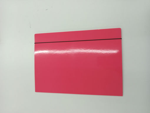 Picture of Elastic File A4 Pink 380gr Cardboard Bassile