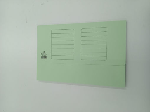 Picture of Wallet File A4 Green 300gr Carton Bassile