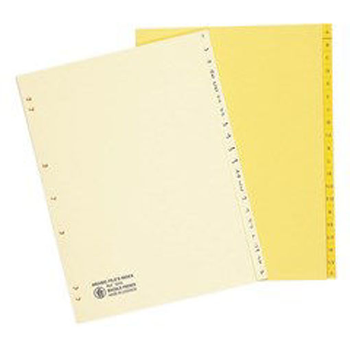 Picture of Separators A4 Yellow 180gr Carton Bassile