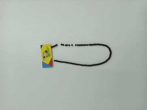 Picture of Beads Black 4mm Matt Hand Craft
