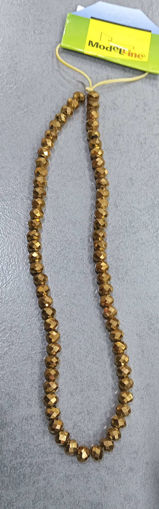 Picture of Beads Gold 8mm Glass Modeline