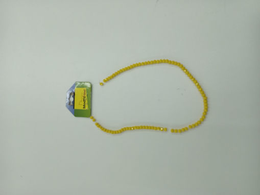 Picture of Beads Yellow 6mm Glass Modeline