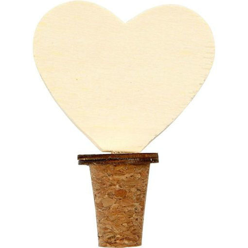 Picture of Bouchon liège avec coeur CP-56477