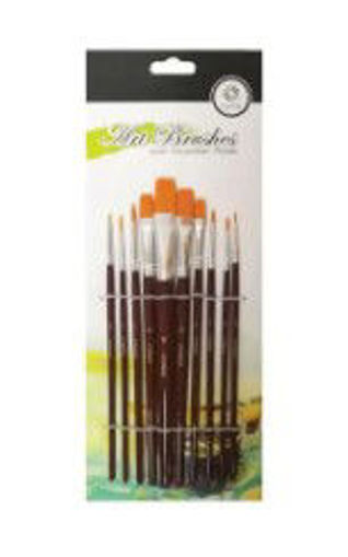 Picture of Brush (Set of 10) Assorted Conda