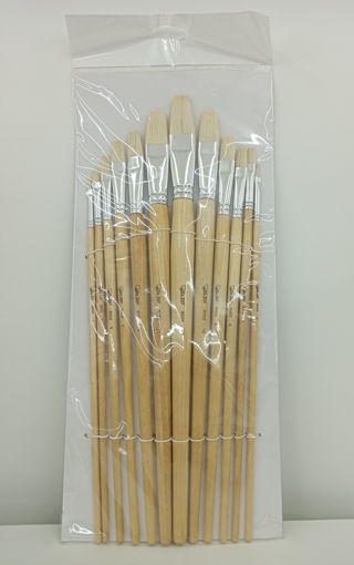 Picture of Brush (Set of 12) Flat Keep Smiling