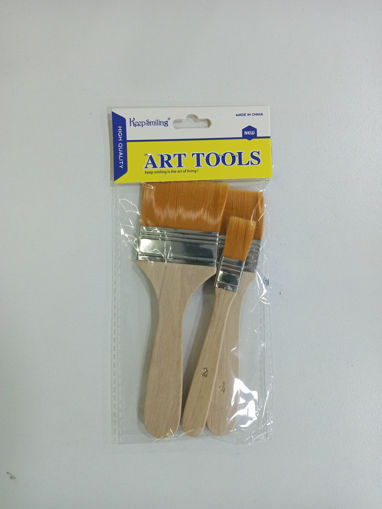 Picture of Brush (Set of 3) Flat Keep Smiling