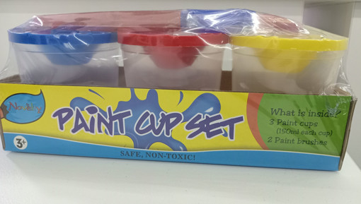 Picture of Brush Cleaning Cup (Set of 3) With Brushes