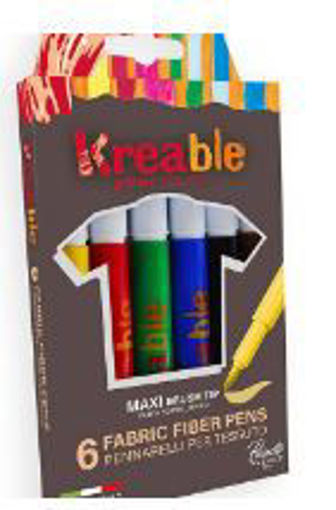 Picture of Brush Pen 6colors Clothes/Fabric Kreable