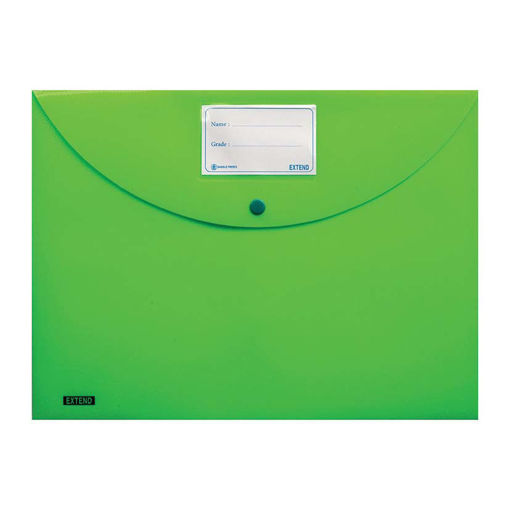 Picture of Button File A4 Fluo Green 300 micron Extend