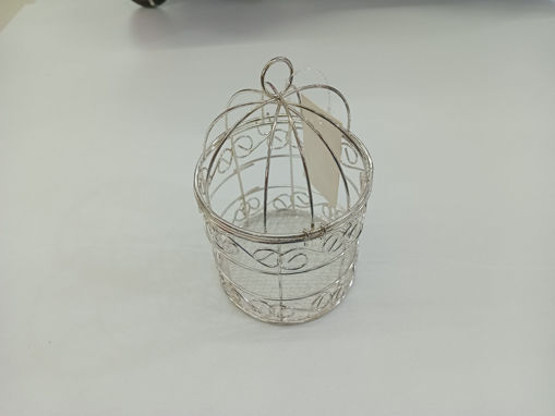 Picture of Cage 8X12cm White Metal