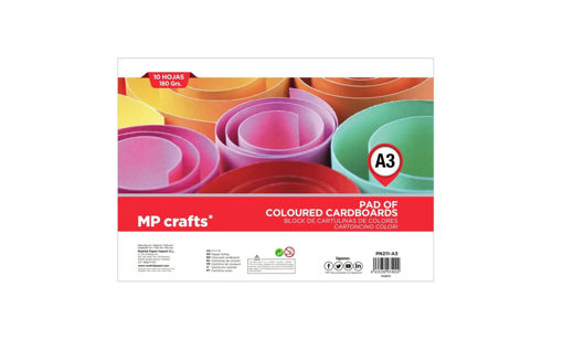 Picture of CardBoard A3 10 Sheets Colored 180gr MP