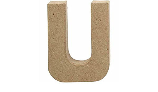 Picture of Cardboard Letters,U