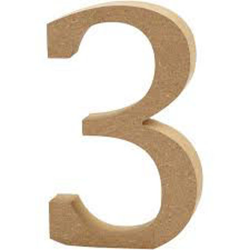 Picture of Cardboard Numbers,3