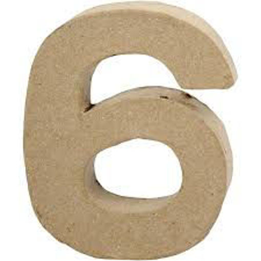 Picture of Cardboard Numbers,6