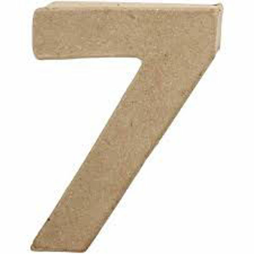 Picture of Cardboard Numbers,7