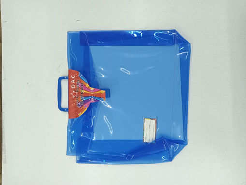 Picture of Cartable plastique vide transparent poignemif7040
