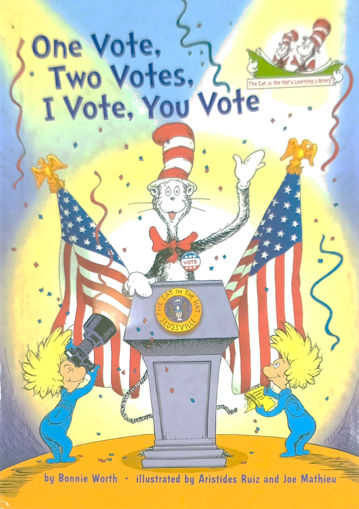 Picture of Cat In The Hat, One Vote Two Votes I Vote You Vote