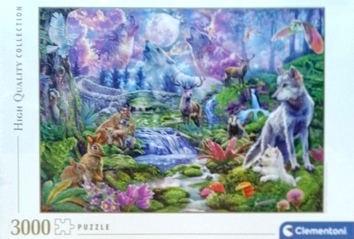 Picture of Puzzle AGE 18+ 3000pcs Clementoni, Moonlit Wild