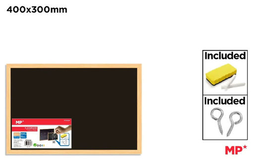 Picture of Chalk Board 30x40cm Black With Border MP