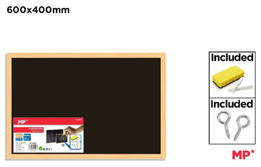 Picture of Chalk Board 40x60cm Black With Border MP