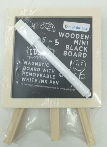 Picture of Chalk Board Small Black With Marker and Eraser Out