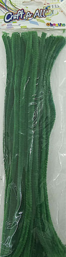 Picture of Chenille Stems 48pcs Dark Green 30cm Craft for all